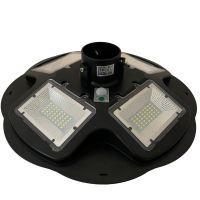 Lampa stradala solara Combat-200, Li-Ion, 200W, 1700 lm, senzor de miscare, IP65, 6400K, Telecomanda