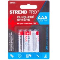 Set 4 baterii alcaline Strend Pro, LR03, AAA, 1.5 V