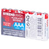 Set 8 baterii alcaline Strend Pro, LR03, AAA, 1.5 V