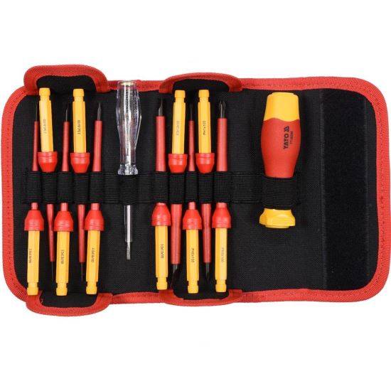Set 12 surubelnite VDE interschimbabile Yato YT-28290, 1000 V