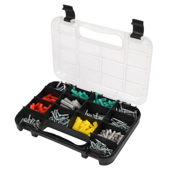 Set 350 suruburi si dibluri Yato YT-3650, in cutie organizatoare