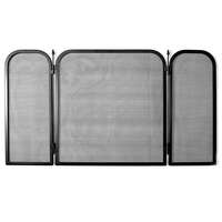 Panou protectie semineu, soba Strend Pro Castelan, dimensiune 54x95 cm, negru