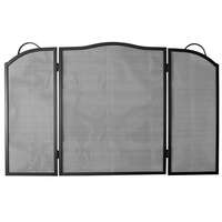 Panou protectie semineu, soba, Strend Pro FS1, dimensiune 60x95 cm, negru
