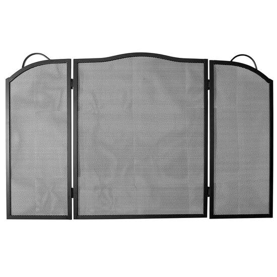 Panou protectie semineu, soba, Strend Pro FS1, dimensiune 60x95 cm, negru