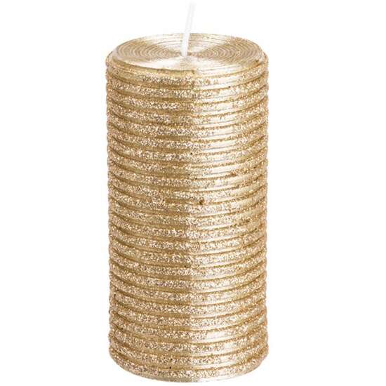 Lumanare decorativa Strend Pro Champagne, dimensiune 5x9.5 cm