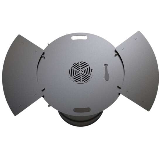 Gratar tip plancha Krodesign KRO-1162, diametru 80 cm