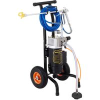 Pompa de vopsit pentru suprafete mari Vevor All-In-One, putere 900 W, 1.9 l/min, 200 Bar, lungime furtun 15 m