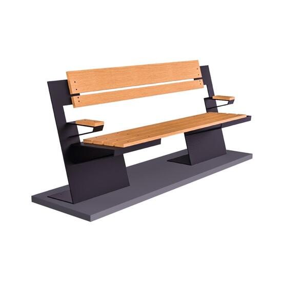 Banca stradala Vivatechnix KRO-1169, dimensiune 0.9x2x0.5 m