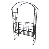 Arcada cu banca, pentru flori agatatoare, dimensiuni 207x115x50 cm, otel