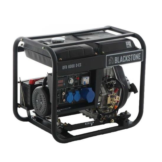 Generator Diesel Blackstone OFB 6000 D, putere nominala 5 kW, Monofazat, AVR, pornire la cheie