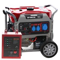Generator pe benzina GeoTech Pro DGP 8000 ESA, putere nominala 6 kW, Monofazat, AVR, ATS pornire automata