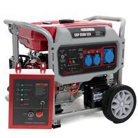 Generator pe benzina GeoTech Pro DGP 9500 ESA, putere nominala 7.5 kW, Monofazat, AVR, ATS pornire automata