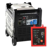Generator pe benzina tip Inverter Blackstone BiG 9000, 7 kW, 4 timpi, Monofazat, Pornire automata ATS