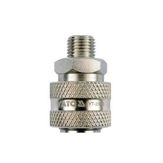 Mufa rapida pentru pistol pneumatic 1/2", cu filet exterior Yato YT-2392, mama