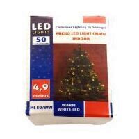Ghirlandă cu LED-uri micro, 50 microLED-uri alb cald, Home ML 50/WW