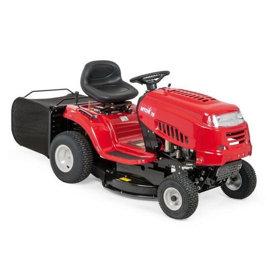 Tractoras de tuns iarba MTD 76, diametru taiere 76 cm, 10 CP, cutie automata, caroserie otel