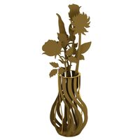 Decor pentru gradina Vaza cu flori KRO-1192, Otel, 1030x540 mm