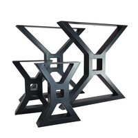 Set 6 picioare pentru masa si banca, Vivatechnix KRO-1201, masa 71x71x8 cm, banca 41x30 cm