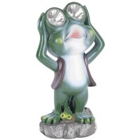 Lampa solara Strend Pro Broasca, dimensiune 14x12x25 cm, 2 LED