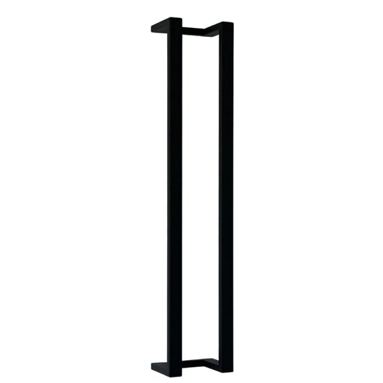 Suport prosoape Krodesign KRO-1202, dimensiune 100x20x14 cm, otel, negru
