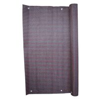 Paravan pentru balcoane sau terase, Strend Pro Premium,  dimensiune 0.9x3 m, Maro, cu coliere prindere
