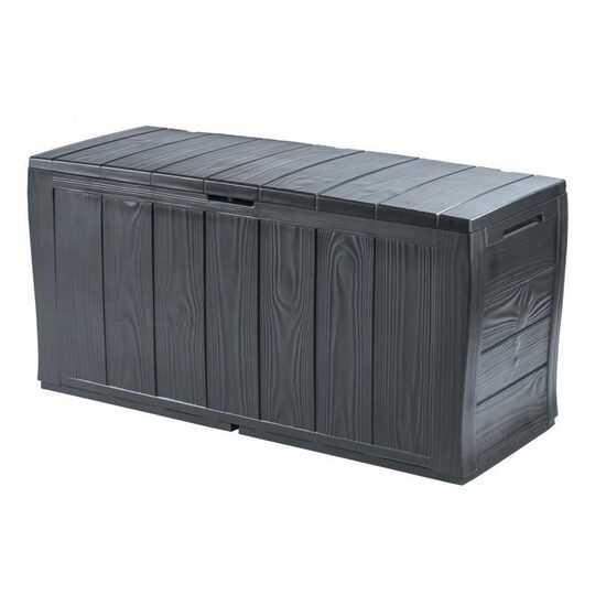 Lada depozitare accesorii gradina pentru exterior Keter 270 l, Gri, 118x45x57.5cm
