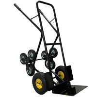 Carucior pliabil tip liza cu accesoriu cu roti pentru scari, maxim 250 Kg
