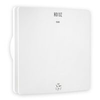 Ventilator de perete Horoz Felix, putere 12W, Alb, 100 m³/h, diametru 100 mm