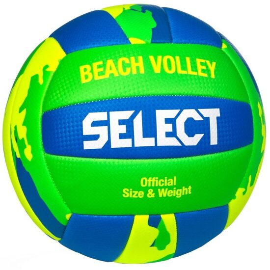 Minge volei de plaja Select Beach Volley v22, Albastru/verde