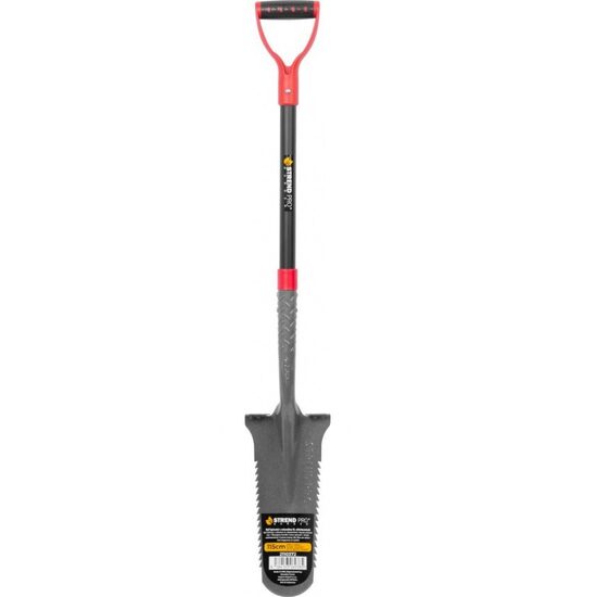 Cazma lunga Strend Pro lungime 1150 mm, otel, maner fibra de sticla, pentru plantarea plantelor