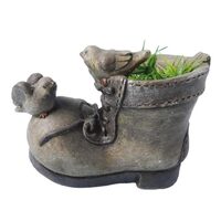 Ghiveci decorativ Strend Pro Boot, dimensiune 30x20x23 cm