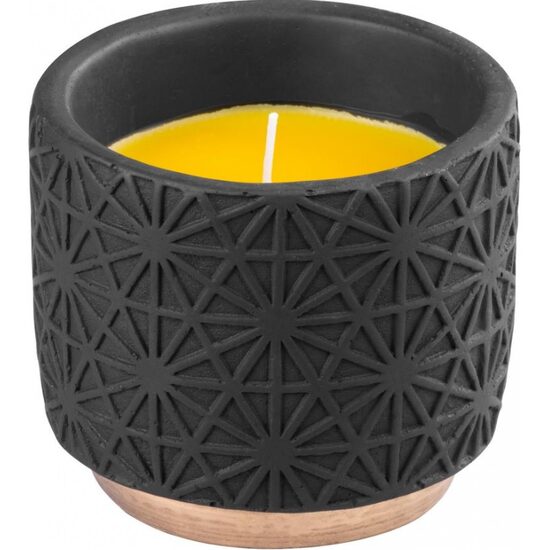 Lumanare parfumata in bol negru, Strend Pro Citronella, cantitate 200 g, anti-tantari