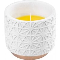 Lumanare parfumata in bol alb, Strend Pro Citronella, cantitate 200 g, anti-tantari