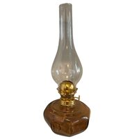Lampa cu gaz lampant Vivatechnix TR-1019, sticla maro