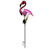 Lampa solara Flamingo Metal, Inaltime 81 cm