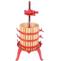 Presa manuala pentru struguri, Agrieuro Premium, capacitate 69l, 2 viteze, clichet