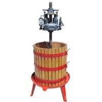 Presa hidraulica pentru struguri, Agrieuro Profesional, capacitate 125l, 400 ATM