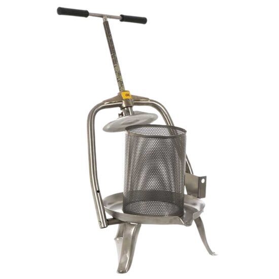 Presa manuala pentru fructe si legume Agrieuro V20, capacitate 9 l, cuva perforate Inox