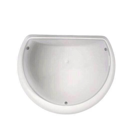 Aplica Aqua Half-Moon White, waterproof, max 40W, E27, alba, IP54, Anti-shock