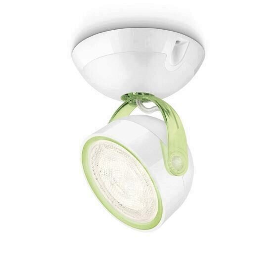 Spot Philips myLiving Dyna Green, 4W, lumina calda 2700K, LED, IP20