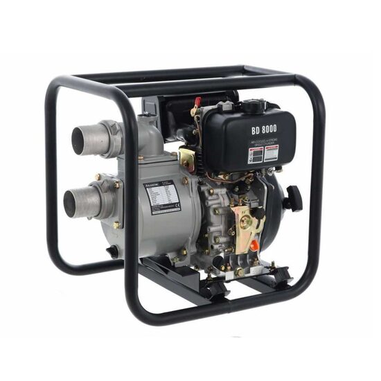 Motopompa diesel pentru irigatii Blackstone BD 8000, 3inch, adancime 8m, inaltime 30m, 6CP, 1000 l/min