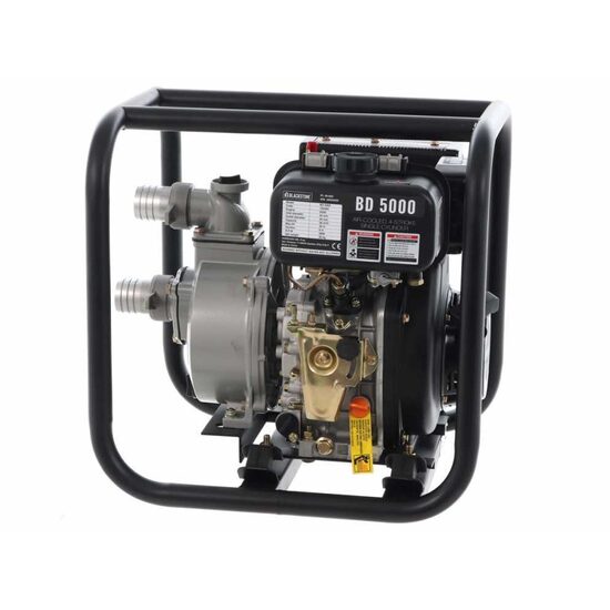 Motopompa diesel pentru irigatii Blackstone BD 5000, 2inch, adancime 8m, inaltime 30m, 5.5CP, 600 l/min