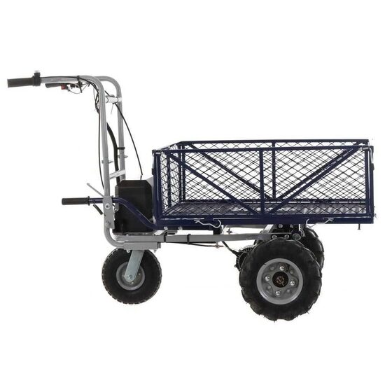 Carucior electric pentru gradina/depozite BullMach Helios, 500W, 5km/h, 230Kg, 147x100x70cm, Li-Ion