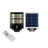 Lampa solara de iluminat stradal, GrandXL 600W, 2092lm, lumina rece 6400K,  Senzor Miscare, Telecomanda