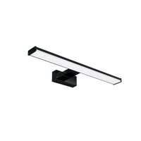 Aplica pentru baie cu led Leylek Black 8W , lumina naturala 4200K, 720lm, IP44, 400x120 mm
