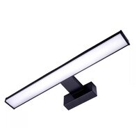Aplica pentru baie cu led Leylek Black 12W , lumina naturala 4200K, 850lm, IP44, 530x120x40 mm