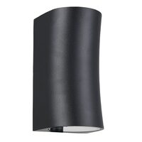 Aplica de exterior Safari GU10, max 2x50W, Negru, Aluminiu, 105x201x203 mm