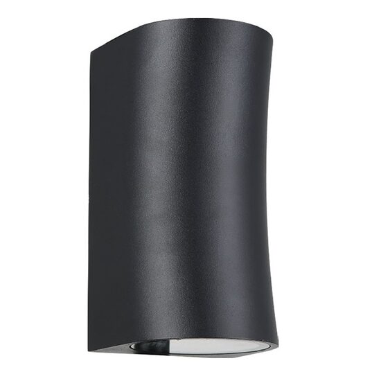 Aplica de exterior Safari GU10, max 2x50W, Negru, Aluminiu, 105x201x203 mm