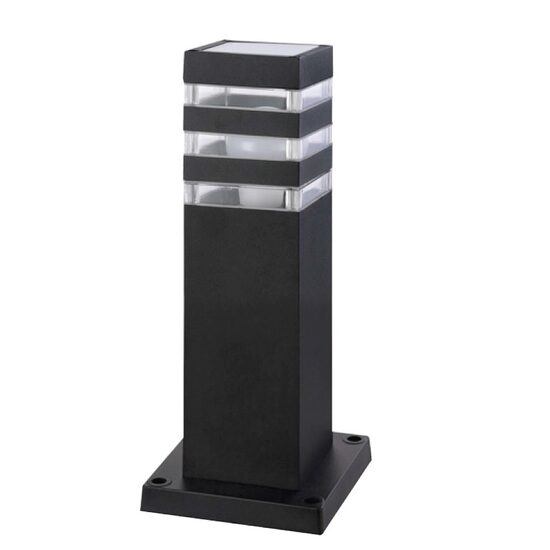 Lampa de gradina Palmera/S2, corp aluminiu, 300x90x90 mm, negru, IP44
