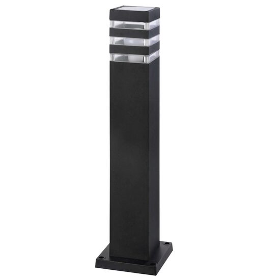 Lampa de gradina Palmera/S4, corp aluminiu, 800x90x90 mm, negru, IP44